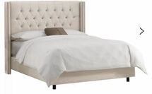 Online Designer Living Room Davina Upholstered Panel Bed