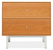 Online Designer Bedroom Hudson Nightstands with Steel Base