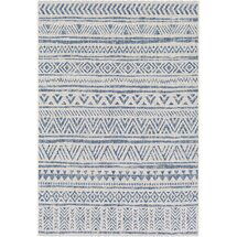 Online Designer Bathroom Gunter Power Loom Blue/Khaki Rug