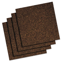 Online Designer Home/Small Office Cork Panel Bulletin Board, 4 Panels/Pack