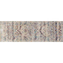 Online Designer Kitchen Marryn Rug, Silver/Plum