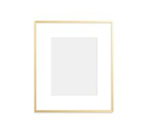 Online Designer Living Room Metal Gallery Frame with 4" Mat