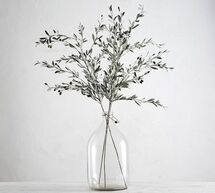 Online Designer Combined Living/Dining Faux Olive Branch