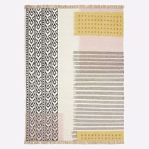 Online Designer Business/Office Ikat Mix Indoor/Outdoor Rug