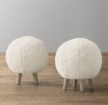 Online Designer Bedroom Poppy Sherpa Play Stool