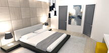 Online Designer Bedroom 3D Model