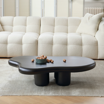 Online Designer Combined Living/Dining Centa Cloud Shape Black Modern 4 Legged Coffee Table