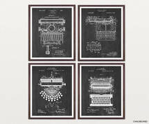 Online Designer Living Room Typewriter Patent Poster - Typewriter Art - Typewriter Poster - Literary Art - Writer - Novel -  Art