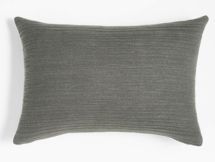 Online Designer Home/Small Office Correto 22"x15" Dark Grey Textured Pillow