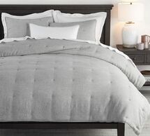 Online Designer Other Belgian Flax Linen Comforter & Shams - Flagstone