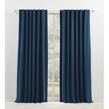 Online Designer Bathroom Waller Solid Blackout Thermal Rod Pocket Single Curtain Panel