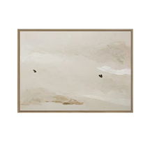 Online Designer Living Room Large Abstract Canvas Art, Beige Brown Painting, Cloudy Oil Paintings on Canvas, Textured Oil Painting for Room Decor, Minimal Wall Art