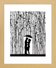 Online Designer Bedroom Film Noir Framed Art Print