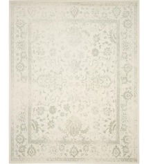 Online Designer Living Room Jarra Oriental Area Rug in Ivory/Sage