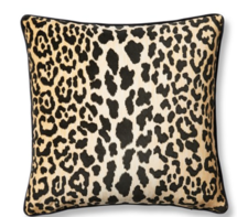 Online Designer Living Room Leopard 19"x19" Pillow