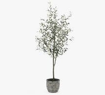 Online Designer Dining Room Faux Potted Olive Trees