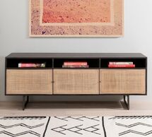 Online Designer Combined Living/Dining Dolores 65" Cane Media Console