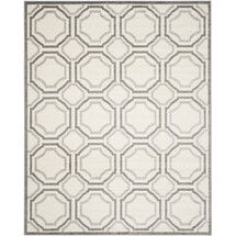 Online Designer Living Room Currey Ivory & Light Grey Indoor/Outdoor Area Rug