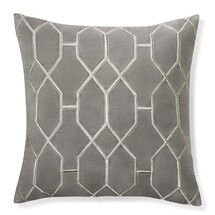 Online Designer Living Room Geometric Embroidered Velvet Pillow Cover