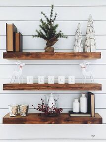 Online Designer Kitchen RECLAIMED FLOATING SHELVES