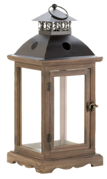 Online Designer Living Room Wooden Lantern by Three Posts