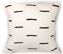 Online Designer Nursery Tonga Pillow Cover - Black Dashes