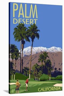 Online Designer Business/Office Palm Desert, California - Golfing Scene
