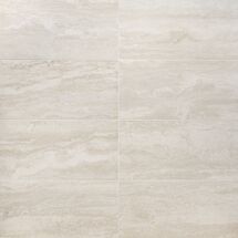 Online Designer Patio Basic Travertine Cream 12x24 Matte Porcelain Tile