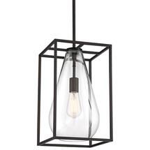 Online Designer Living Room Possini Euro Westberg 9 3/4" Wide Bronze Cage Mini Pendant