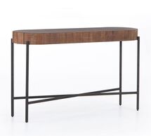 Online Designer Hallway/Entry Fargo 50" Oval Reclaimed Wood Console Table