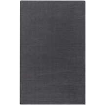 Online Designer Home/Small Office Charcoal Wool Area Rug