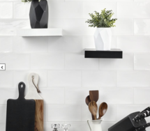 Online Designer Bathroom Aruba White 5x10 Ceramic Wall Tile