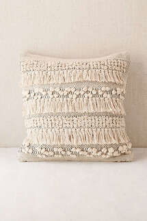 Online Designer Bedroom Anita Woven Shag Pillow