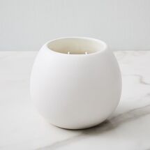 Online Designer Living Room Pure Ceramic Two-Wick Candles - Egyptian Cotton (Jasmine, Musk & Rose)