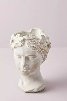 Online Designer Living Room Grecian Bust Pot (Coffee Table Decor)