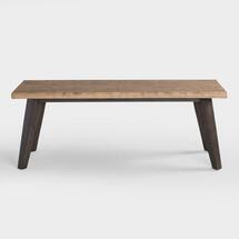 Online Designer Combined Living/Dining Live Edge Wood Colbie Bench