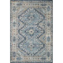 Online Designer Combined Living/Dining Skye Denim/Gray Area Rug