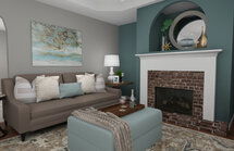 Online Designer Combined Living/Dining 3D Model