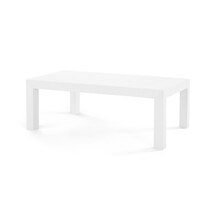 Online Designer Living Room White Parsons Coffee Table