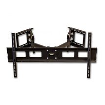 Online Designer Home/Small Office Lemond Corner Universal Black Tilt Wall Mount Holds up to 132 lbs