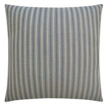 Online Designer Living Room Emma Modern Classic Square Blue Feather Down Pillow - 22 x 22