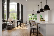 Online Designer Combined Living/Dining 3D Model