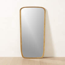 Online Designer Combined Living/Dining PONDER BRASS FULL-LENGTH FLOOR MIRROR 36''X72''