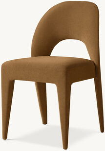 Online Designer Combined Living/Dining BIANCA FABRIC DINING SIDE CHAIR    Burnt Caramel