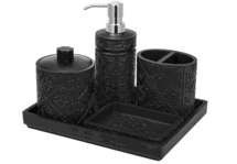 Online Designer Bathroom Shinowa 5-Piece Bathroom Accessories Set 