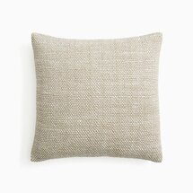 Online Designer Living Room Two Tone Chunky Linen Pillow Cover