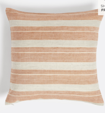 Online Designer Bedroom Woven Silk Striped Pillow Cover