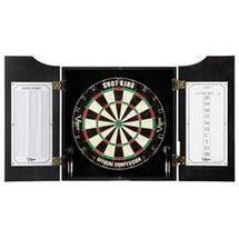 Online Designer Living Room Hudson All-in-One Bristle Dartboard and Cabinet Set with Darts