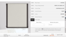 Online Designer Living Room FLAT ROMAN SHADES (LEFT & RIGHT WINDOWS)