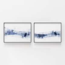 Online Designer Living Room Navy Blue Abstract Art